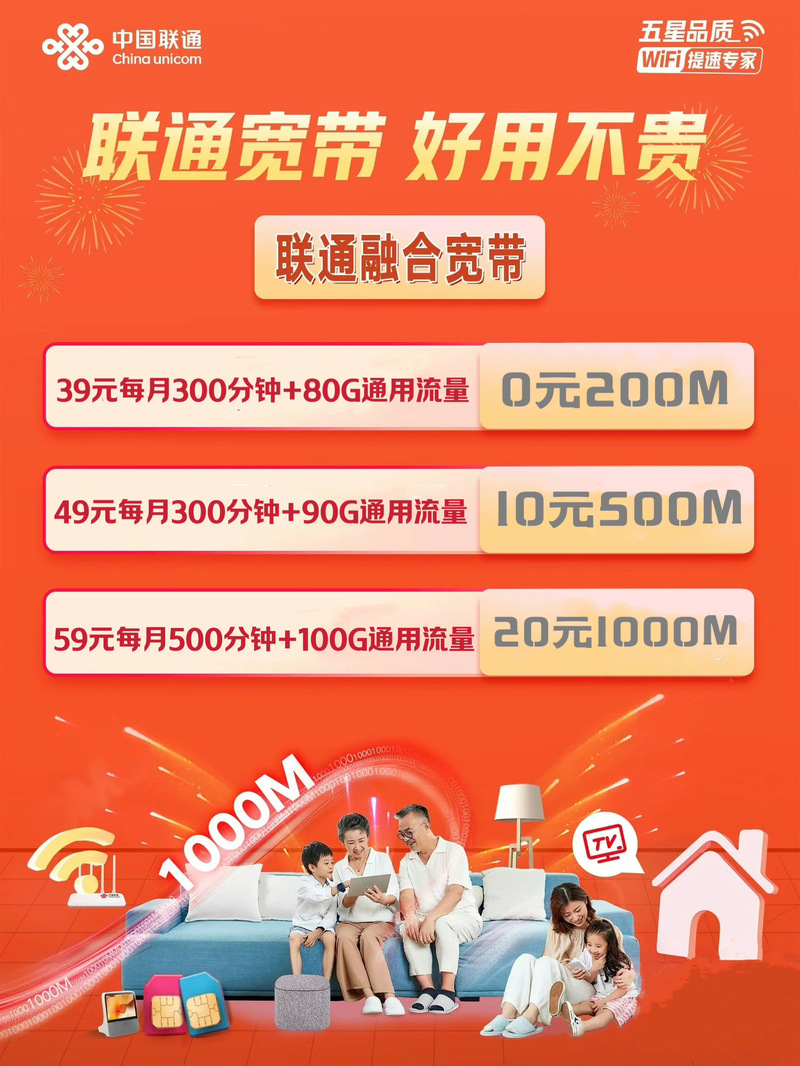 手机宽带包年多少流量？