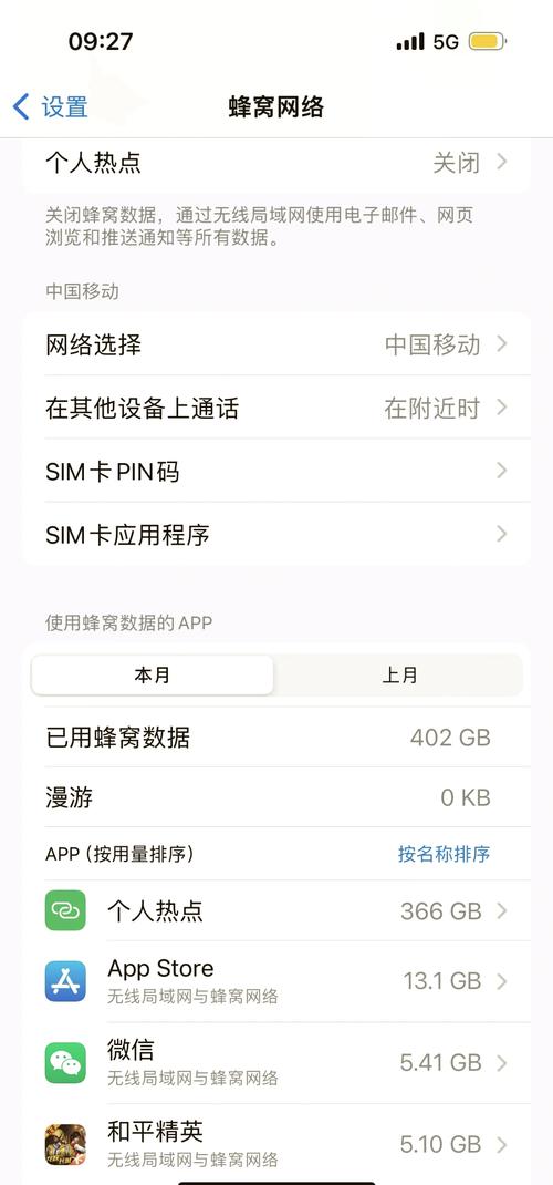 手机热点每月多少流量？