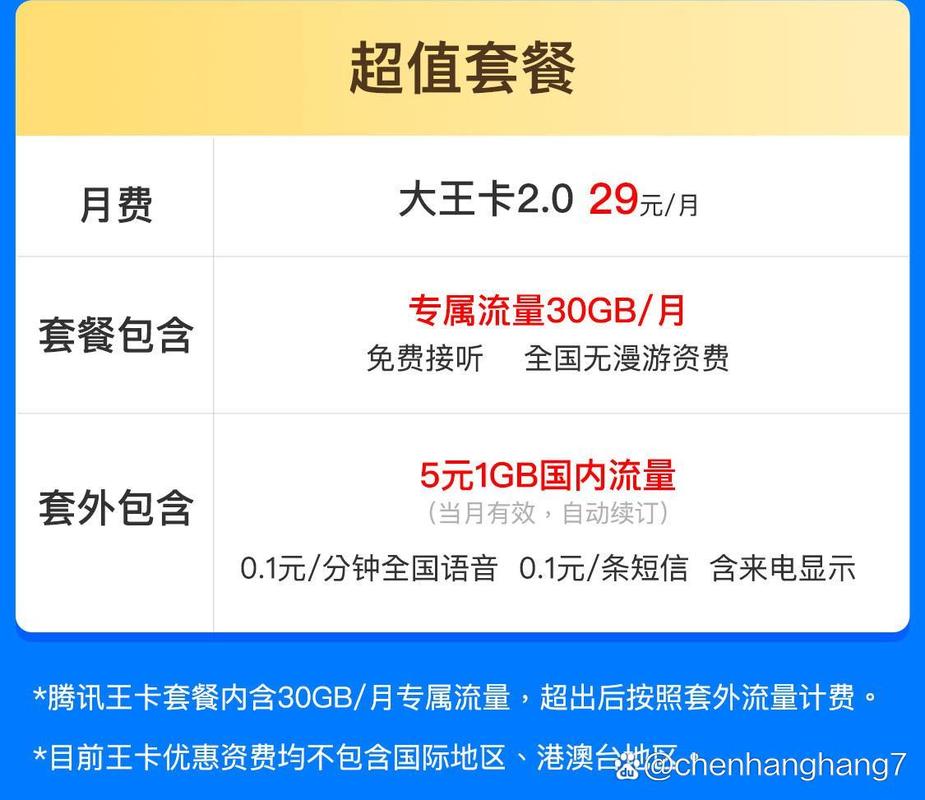 移动大王卡和4G飞享套餐哪个好?