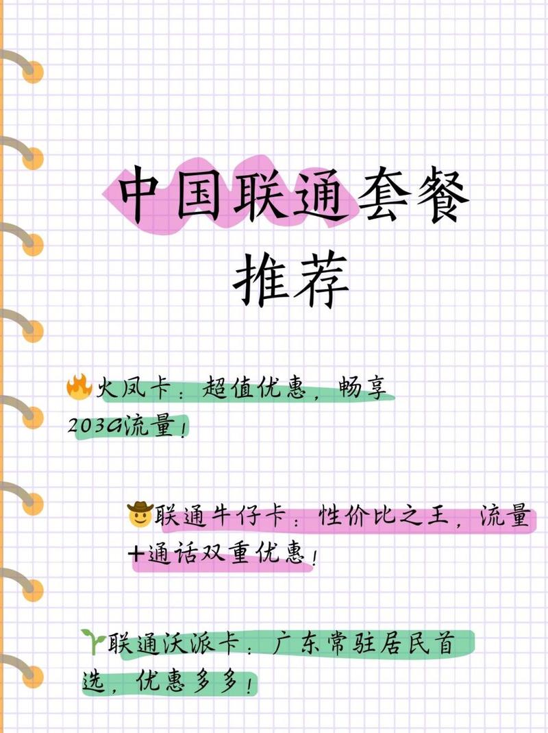 老人联通卡什么套餐好用?