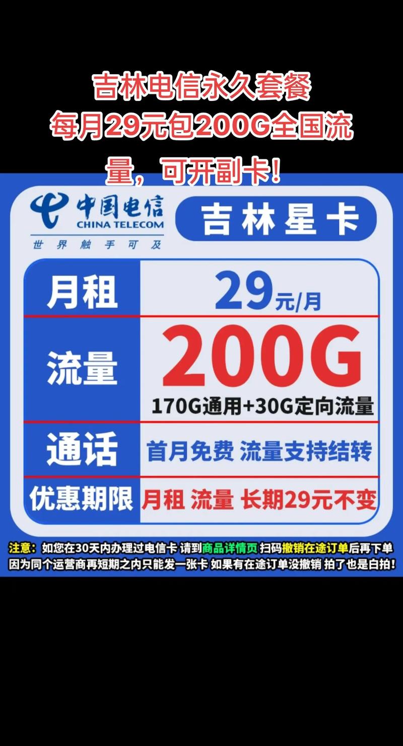 电信卡哪些套餐支持副卡？