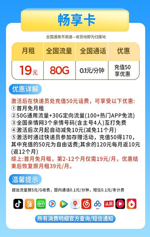 移动大王卡套餐都有哪些？