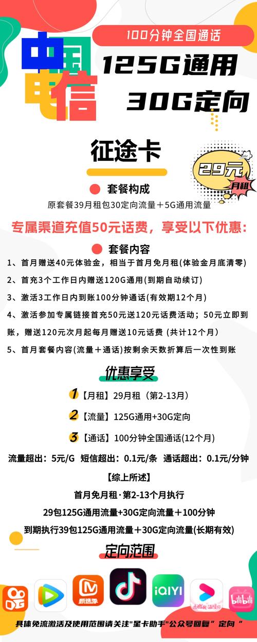 电信贴心卡套餐有哪些?
