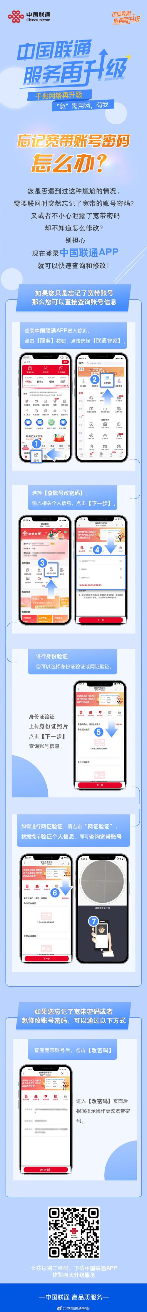 如何换联通宽带密码忘了？