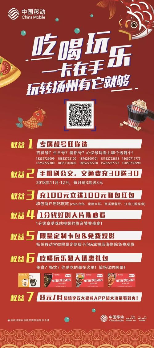 移动锦鲤卡套餐有哪些？