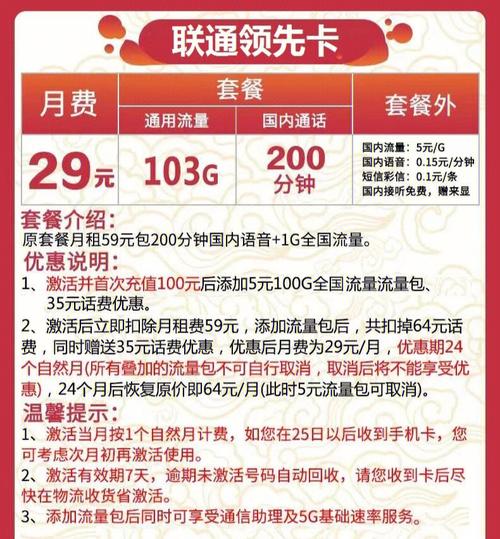 联通卡什么套餐不限流量?