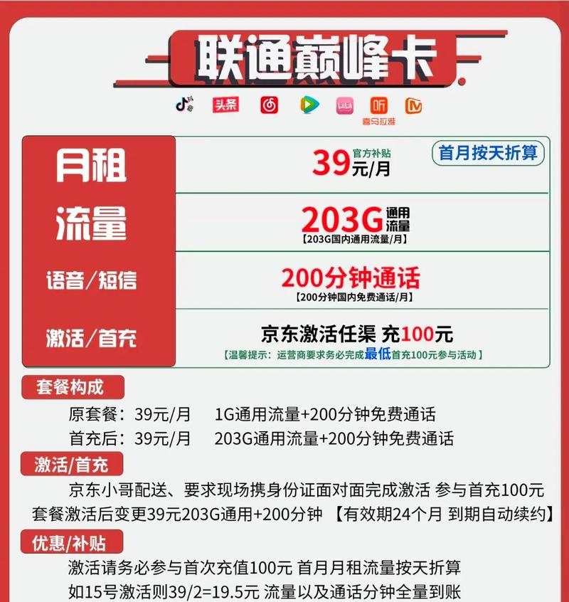 联通卡现在有什么好套餐？