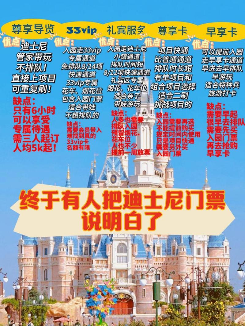 迪士尼礼宾卡买哪个套餐？