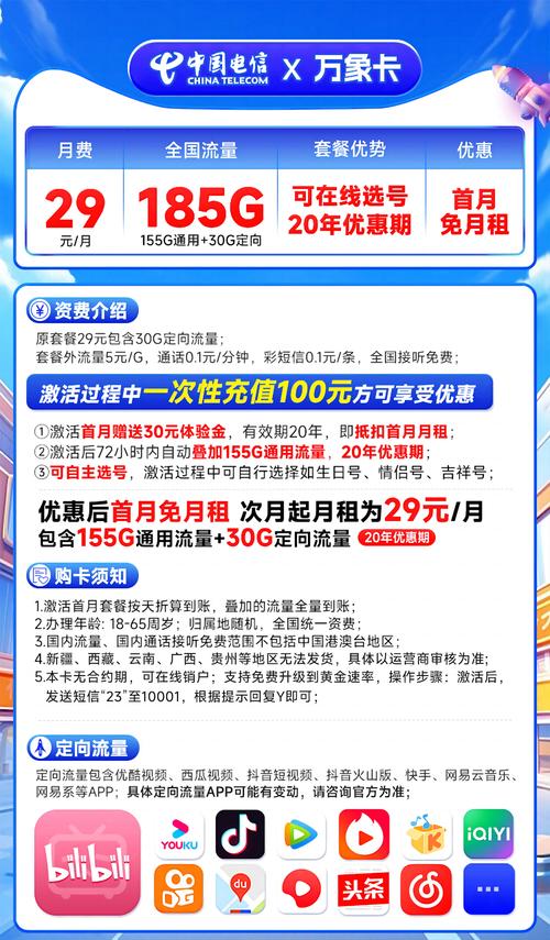佛山电信卡都有哪些套餐?