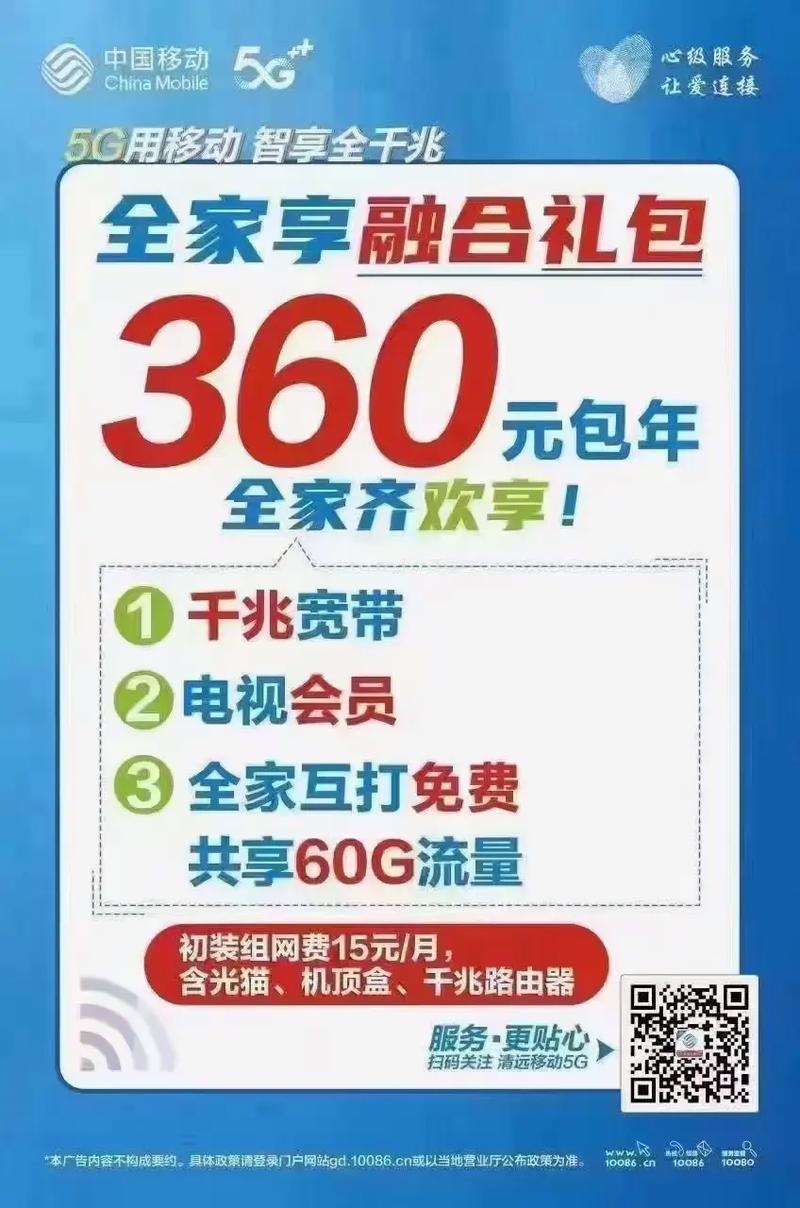 移动全家卡套餐有哪些？