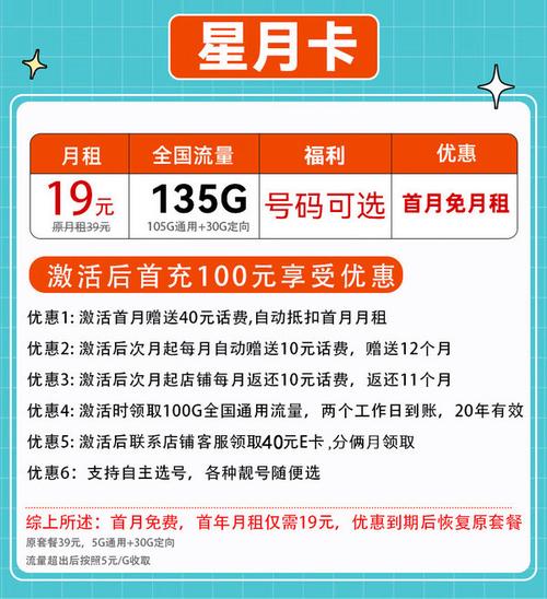 电信卡有哪些月租套餐?