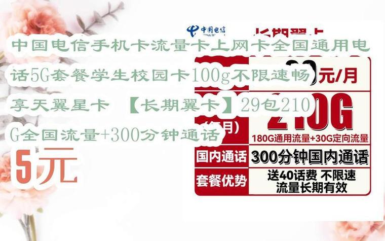 电信卡有哪些通话套餐?