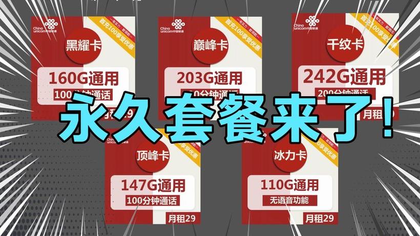 想办个联通卡办什么套餐?