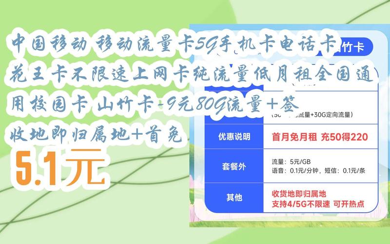 移动卡都有哪些福利套餐?