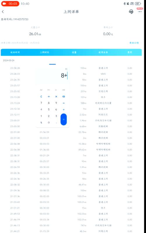 查看手机流量消耗多少？