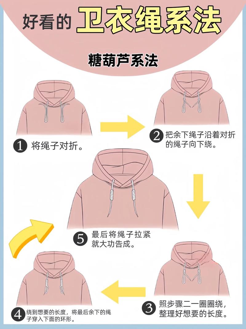 卫衣宽带子如何编织?