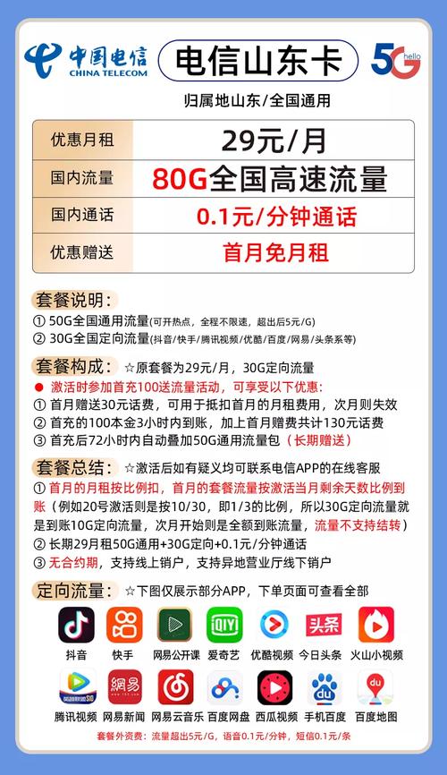 电信卡老套餐有哪些卡种?