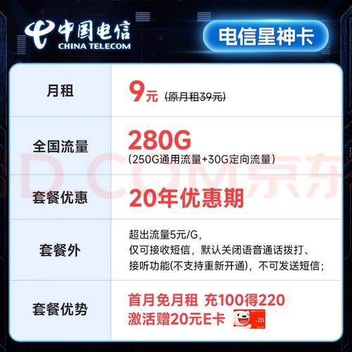 电信星卡神卡有哪些套餐?