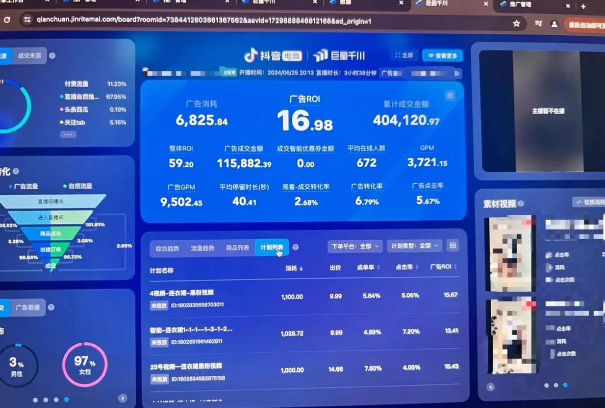 直播千川怎么投直播间？