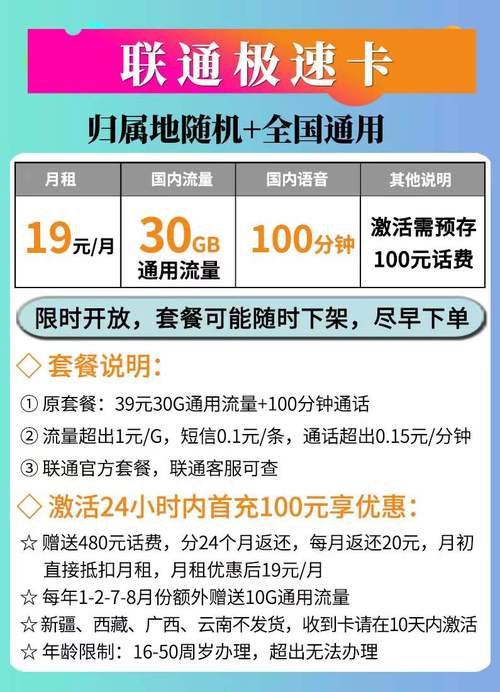 联通卡怎么开4g套餐？