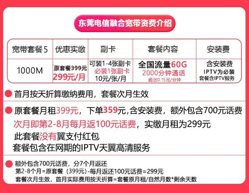 东莞电信卡的套餐有哪些？