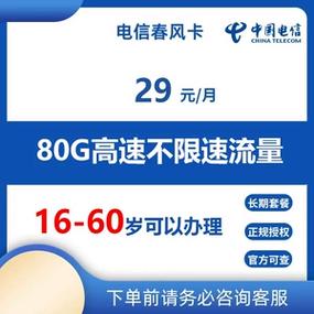 电信有哪些套餐卡不限速？