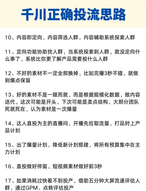 千川女装类目词怎么投?