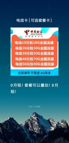 电信牛a卡都有哪些套餐?