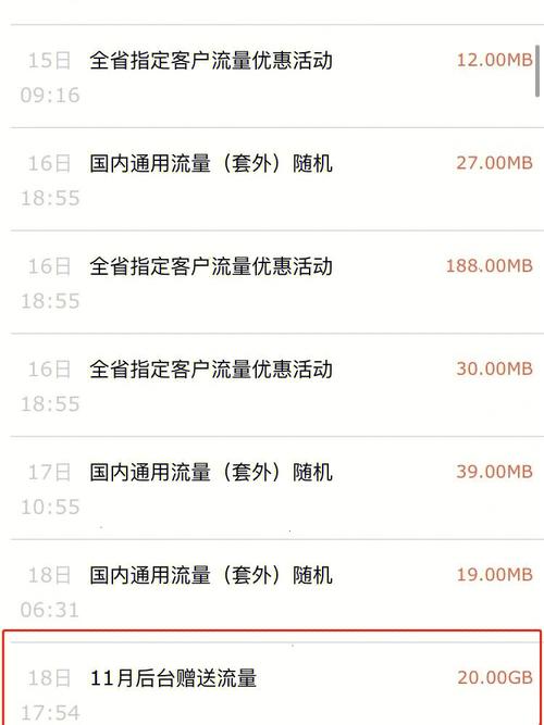 手机移动流量IO元钱多少MB流量？