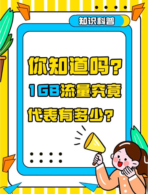 手机中流量1GB代表多少流量?
