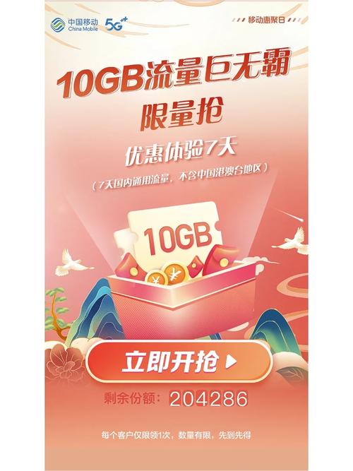 手机 流量10g有多少流量套餐?