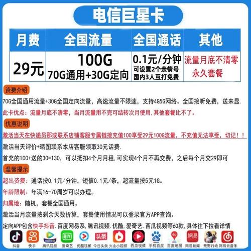 电信有哪些卡是永久套餐?