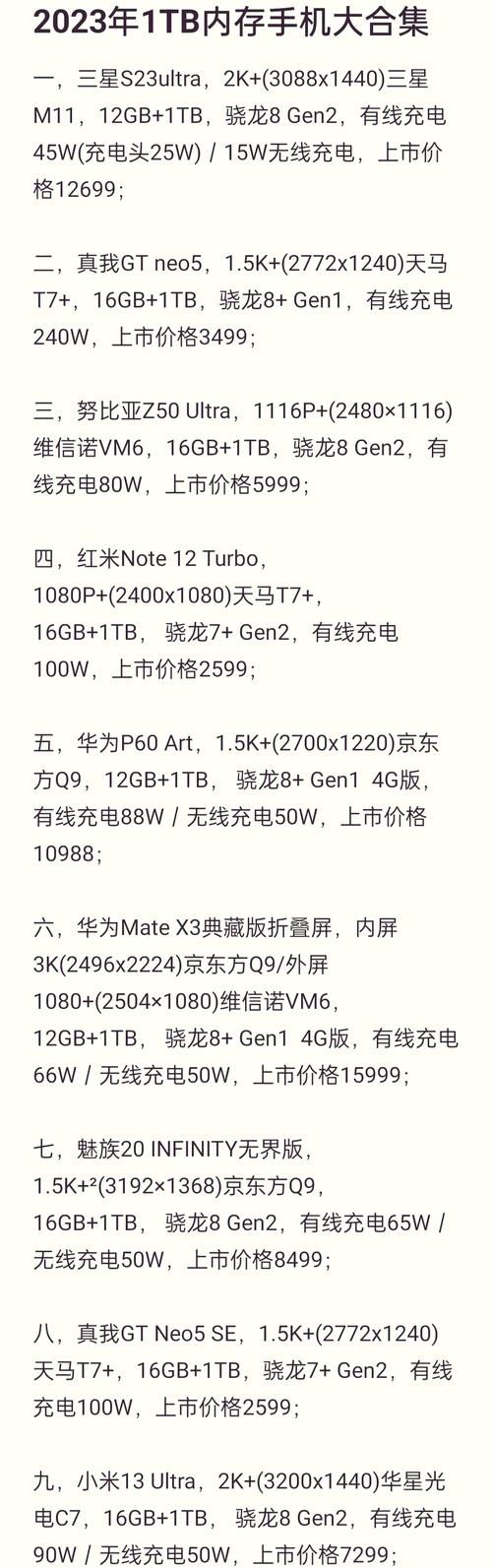 手机流量1tb等于多少g流量？