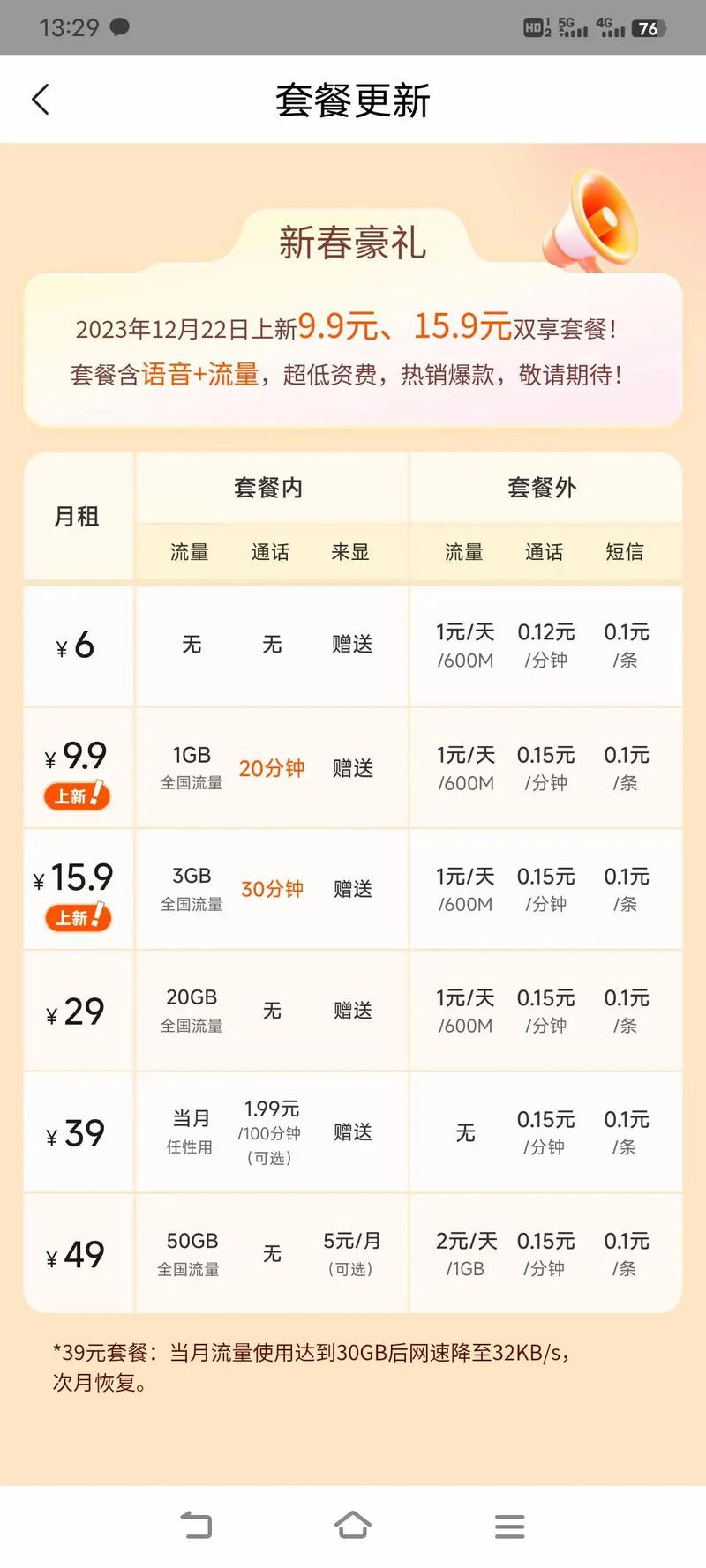 手机流量包月是多少天?