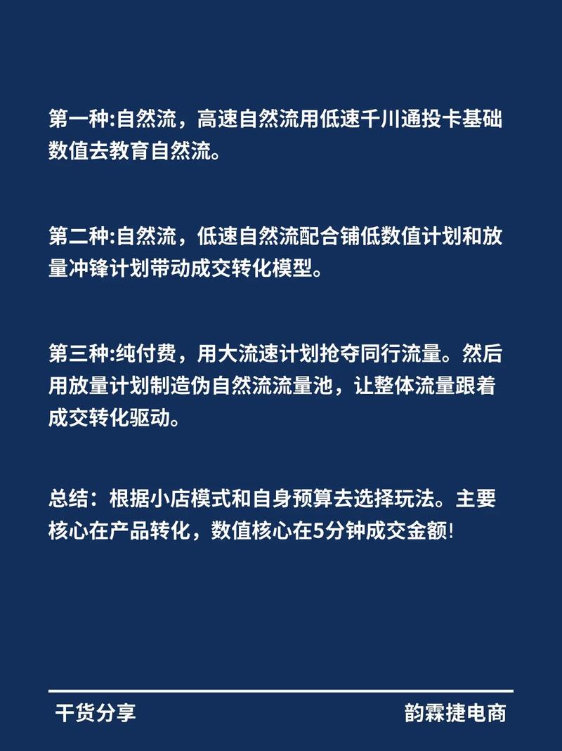 千川通投计划怎么分配？
