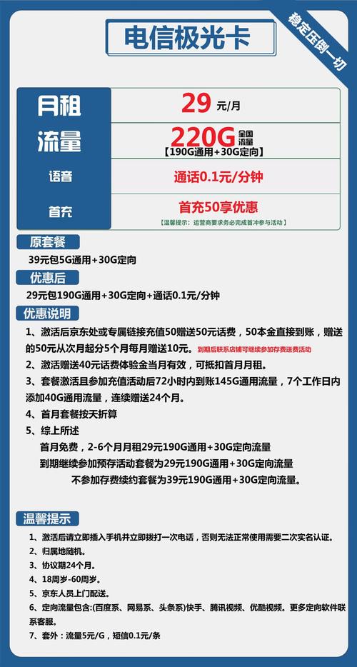 福州电信星卡有哪些套餐？