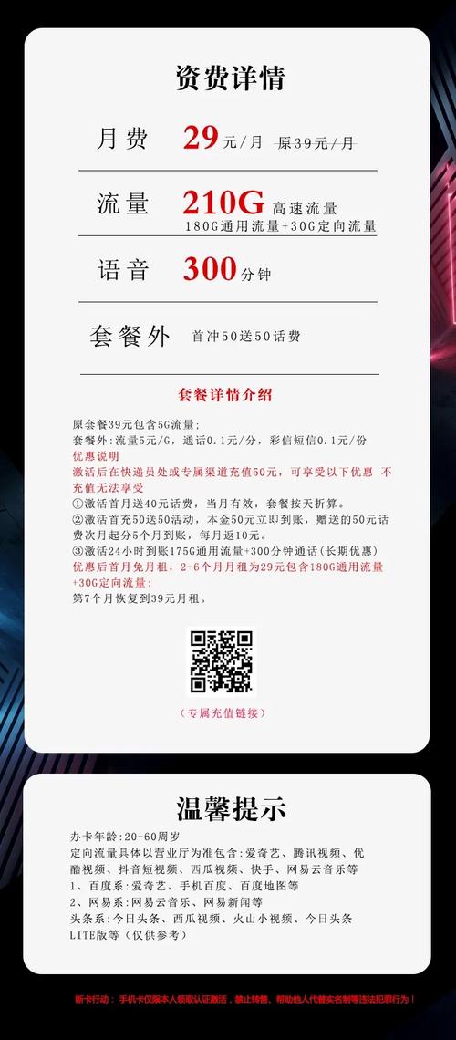 电信珊瑚卡套餐内容有哪些?