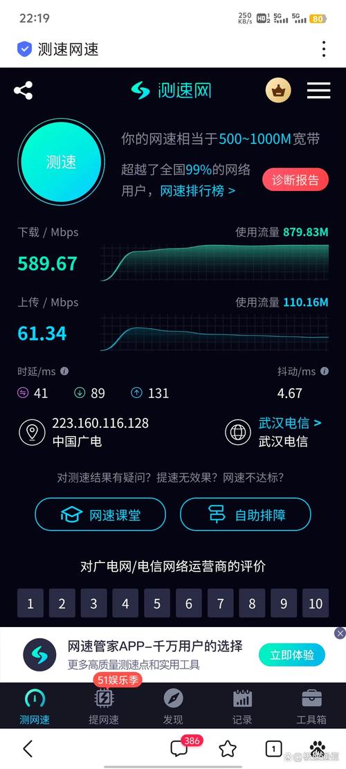 广电的宽带网速如何?