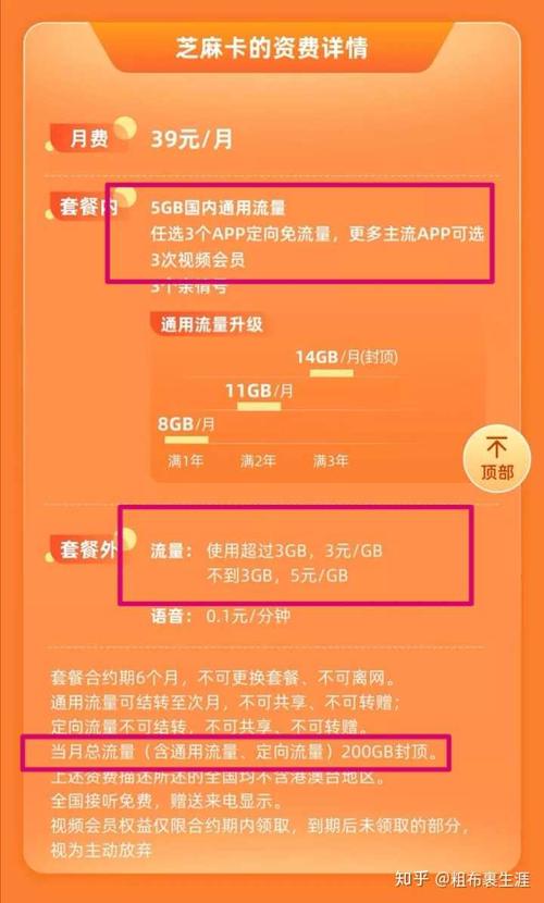 移动芝麻卡有哪些套餐好?