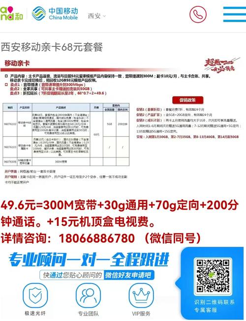 移动卡能办哪些套餐业务？