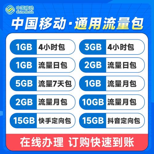 浙江移动月卡套餐有哪些?