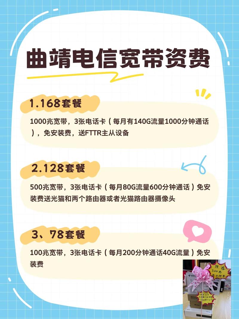 曲靖的电信卡有哪些套餐?