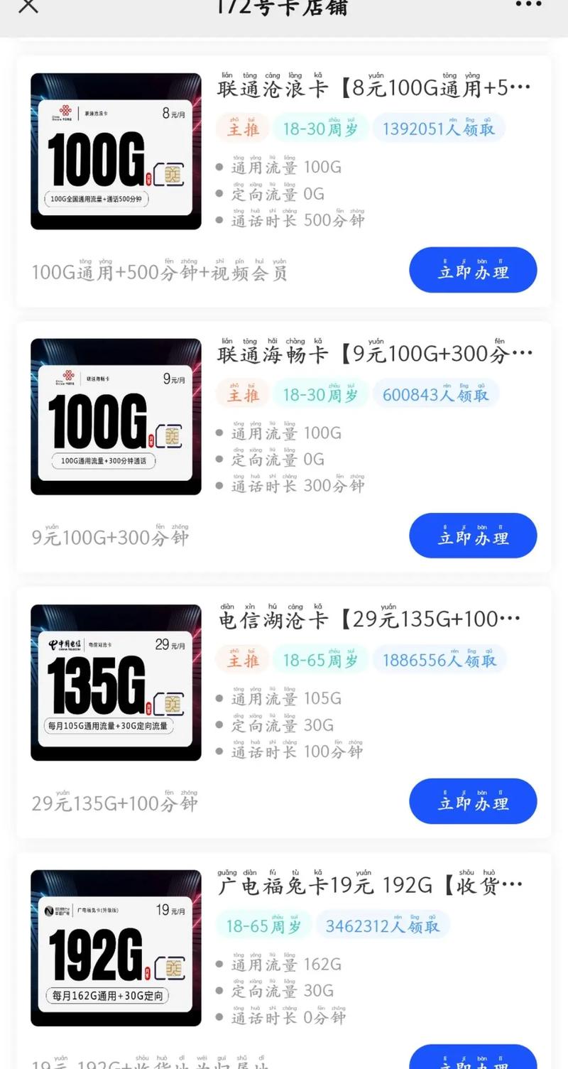 最便宜套餐副卡是哪个？