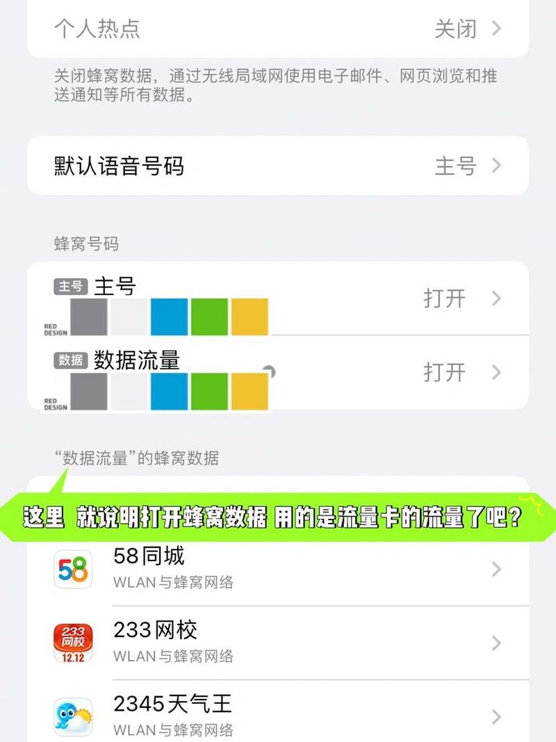 苹果手机蜂窝用多少流量?