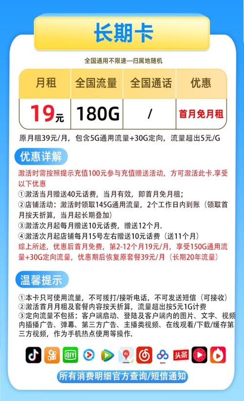 电信卡的月套餐都有哪些?