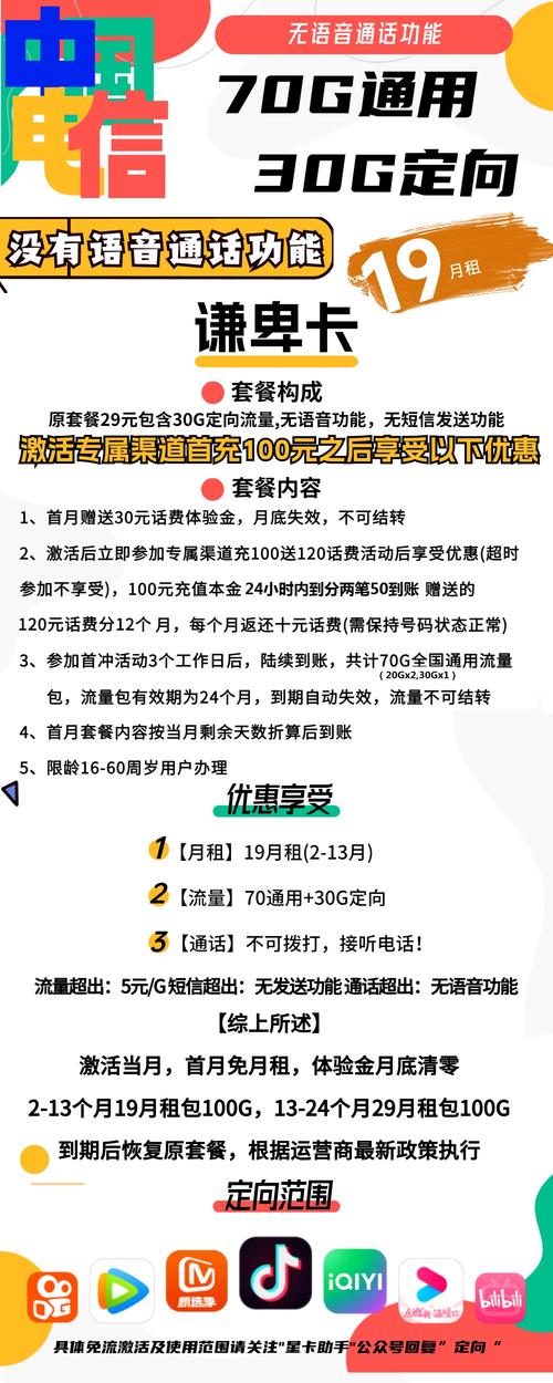 电信语音卡套餐有哪些？