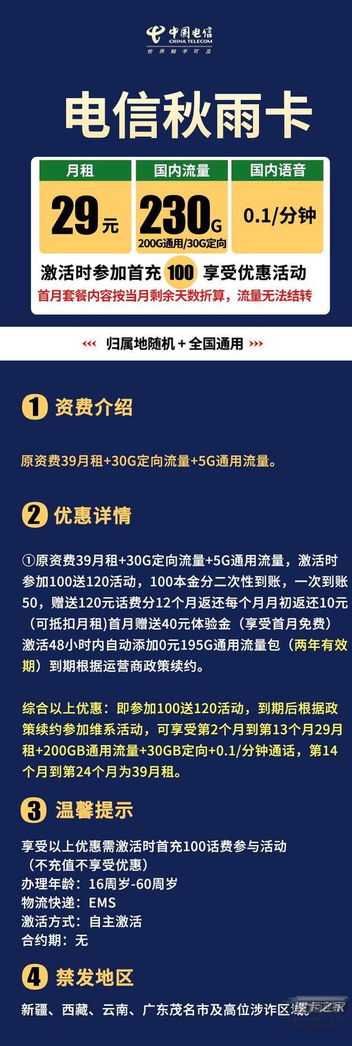 电信手机有哪些卡套餐好?