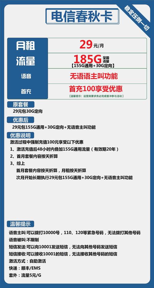5g电信卡有哪些套餐?