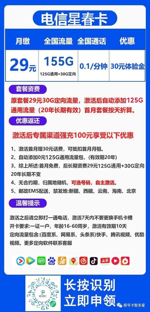 电信手机神卡套餐有哪些?