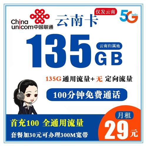 云南联通卡套餐哪个实惠?